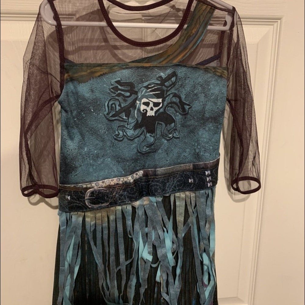 Disney Pirate Costume - Teal and Black